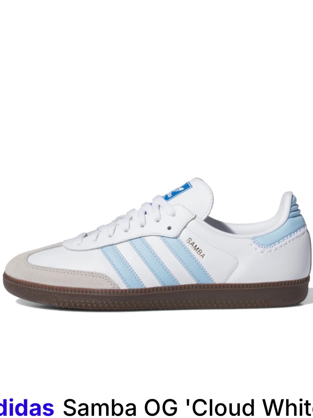 Samba OG Cloud white & Light blue sneakers